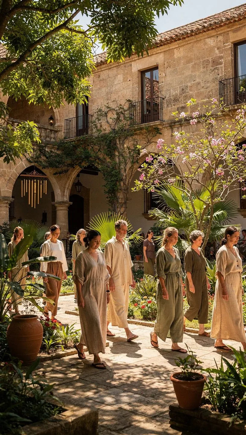 Un cuaderno abierto con notas sobre bienestar y autocuidado, acompañado de una taza de té caliente.