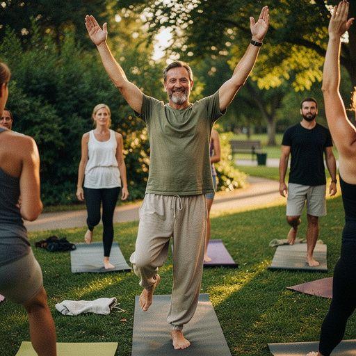 Un libro abierto sobre técnicas de meditación junto a una taza de té humeante.